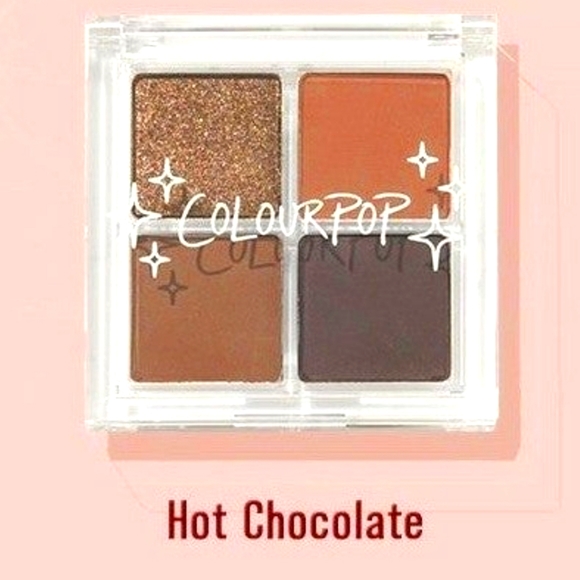 HOT CHOCOLATE COLOURPOP QUAD SHADOW PALETTE - Picture 1 of 7